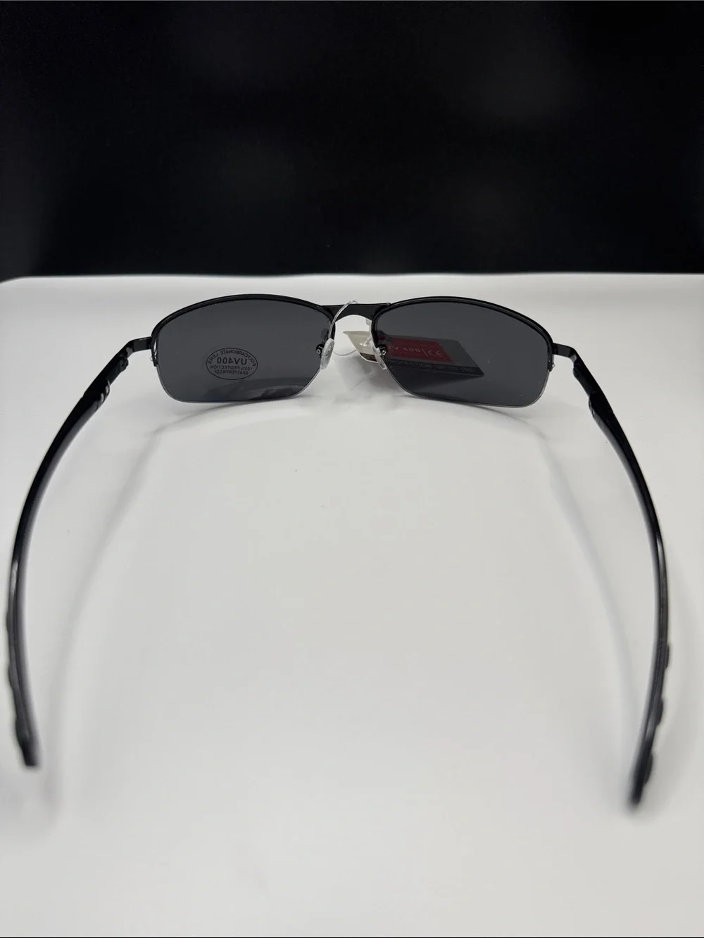 Men's Black plastic Frame Sunglasses - Sleek Lenses